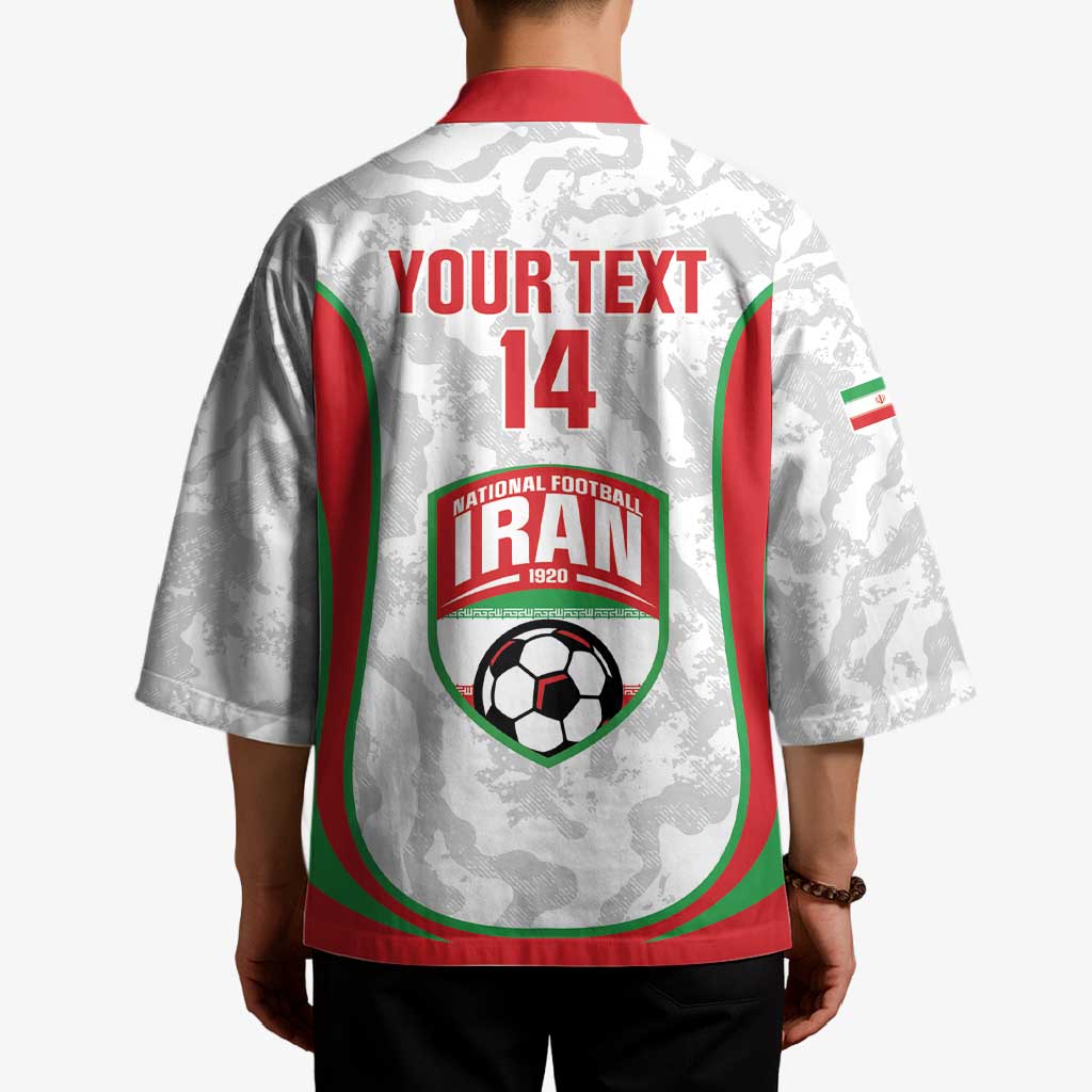 Iran Football Custom Kimono Come On Team Melli Cheetah - Wonder Print Shop