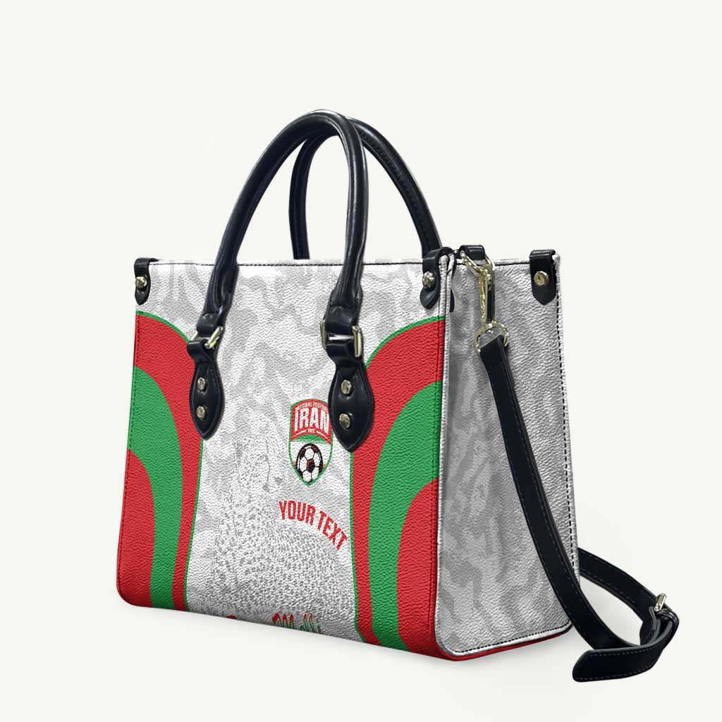 Iran Football Custom Leather Bag Come On Team Melli Cheetah - Wonder Print Shop