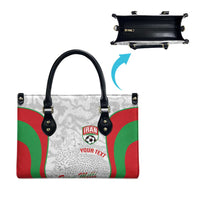 Iran Football Custom Leather Bag Come On Team Melli Cheetah - Wonder Print Shop
