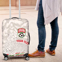 Iran Football Custom Luggage Cover Come On Team Melli Cheetah - Wonder Print Shop