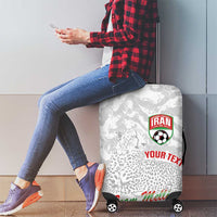 Iran Football Custom Luggage Cover Come On Team Melli Cheetah - Wonder Print Shop