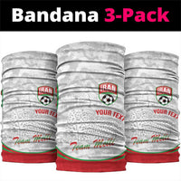 Iran Football Custom Neck Gaiter Come On Team Melli Cheetah - Wonder Print Shop