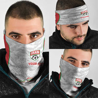 Iran Football Custom Neck Gaiter Come On Team Melli Cheetah - Wonder Print Shop