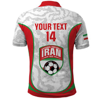 Iran Football Custom Polo Shirt Come On Team Melli Cheetah - Wonder Print Shop