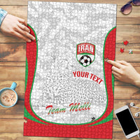 Iran Football Custom Puzzle Come On Team Melli Cheetah - Wonder Print Shop