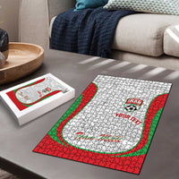 Iran Football Custom Puzzle Come On Team Melli Cheetah - Wonder Print Shop