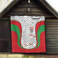 Iran Football Custom Quilt Come On Team Melli Cheetah - Wonder Print Shop