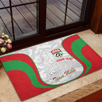 Iran Football Custom Rubber Doormat Come On Team Melli Cheetah - Wonder Print Shop