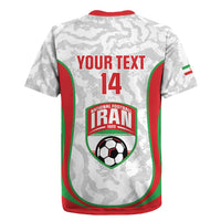 Iran Football Custom Rugby Jersey Come On Team Melli Cheetah - Wonder Print Shop