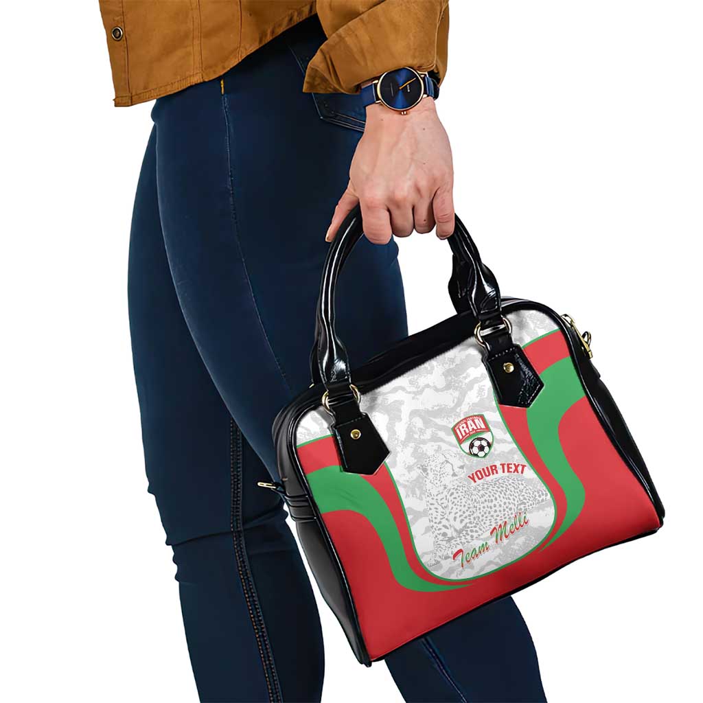 Iran Football Custom Shoulder Handbag Come On Team Melli Cheetah - Wonder Print Shop