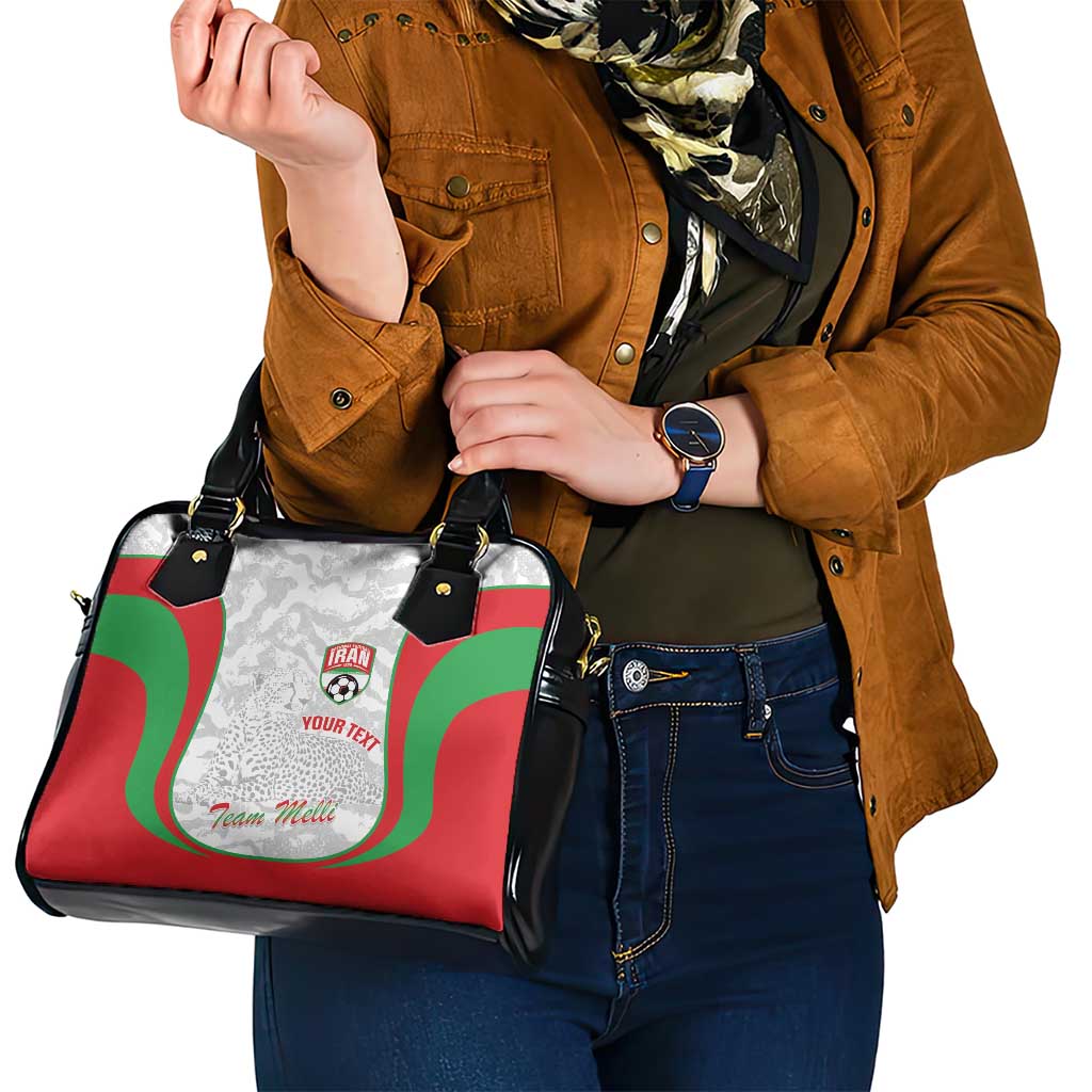 Iran Football Custom Shoulder Handbag Come On Team Melli Cheetah - Wonder Print Shop