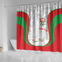 Iran Football Custom Shower Curtain Come On Team Melli Cheetah - Wonder Print Shop