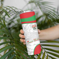 Iran Football Custom Skinny Tumbler Come On Team Melli Cheetah - Wonder Print Shop