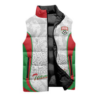 Iran Football Custom Sleeveless Puffer Jacket Come On Team Melli Cheetah - Wonder Print Shop
