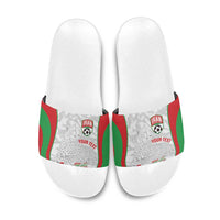 Iran Football Custom Slide Sandals Come On Team Melli Cheetah - Wonder Print Shop
