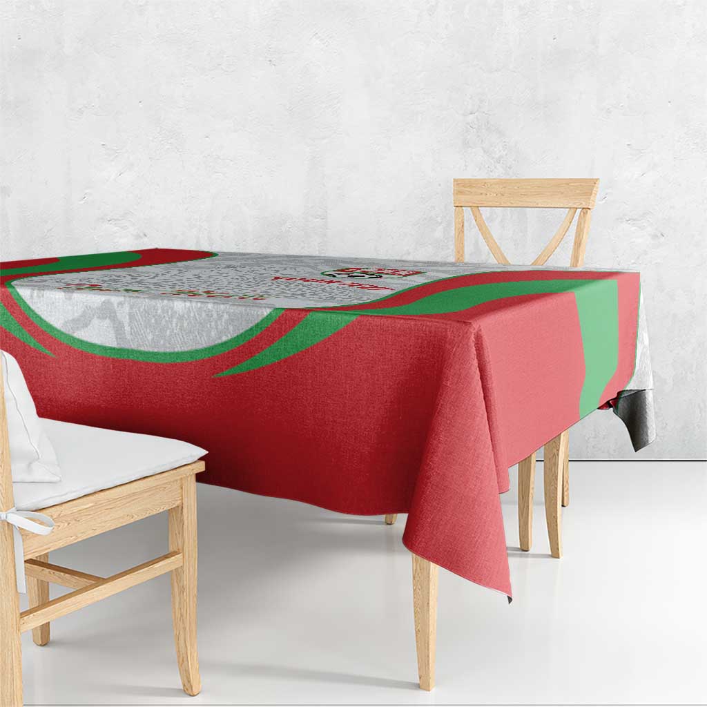 Iran Football Custom Tablecloth Come On Team Melli Cheetah - Wonder Print Shop