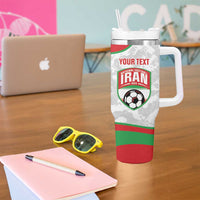Iran Football Custom Tumbler With Handle Come On Team Melli Cheetah - Wonder Print Shop