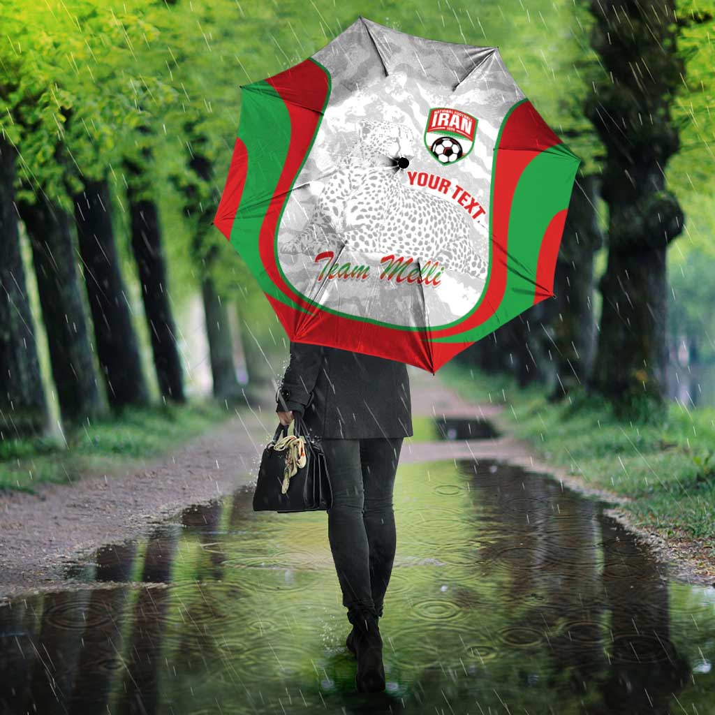 Iran Football Custom Umbrella Come On Team Melli Cheetah - Wonder Print Shop