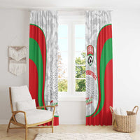 Iran Football Custom Window Curtain Come On Team Melli Cheetah - Wonder Print Shop
