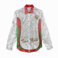 Iran Football Custom Women Casual Shirt Come On Team Melli Cheetah - Wonder Print Shop