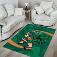 Ireland Rugby Sevens Area Rug Go Champions Irish Shamrock - Wonder Print Shop