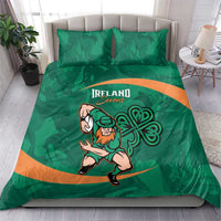 Ireland Rugby Sevens Bedding Set Go Champions Irish Shamrock - Wonder Print Shop