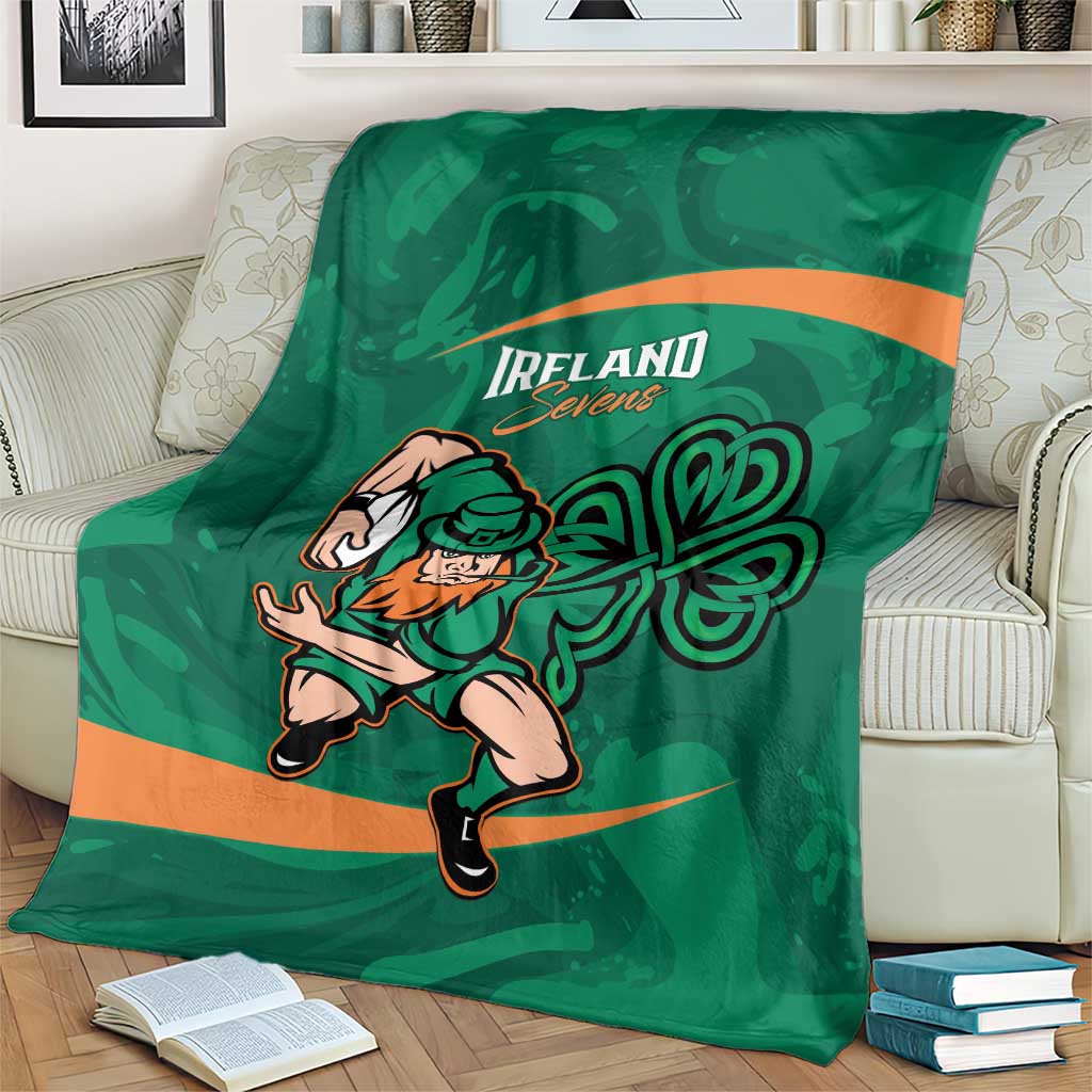 Ireland Rugby Sevens Blanket Go Champions Irish Shamrock