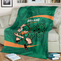 Ireland Rugby Sevens Blanket Go Champions Irish Shamrock