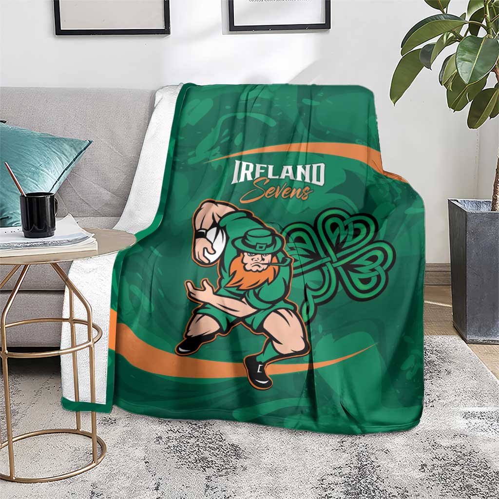 Ireland Rugby Sevens Blanket Go Champions Irish Shamrock