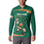 Custom Ireland Rugby Sevens Button Sweatshirt Go Champions Irish Shamrock - Wonder Print Shop