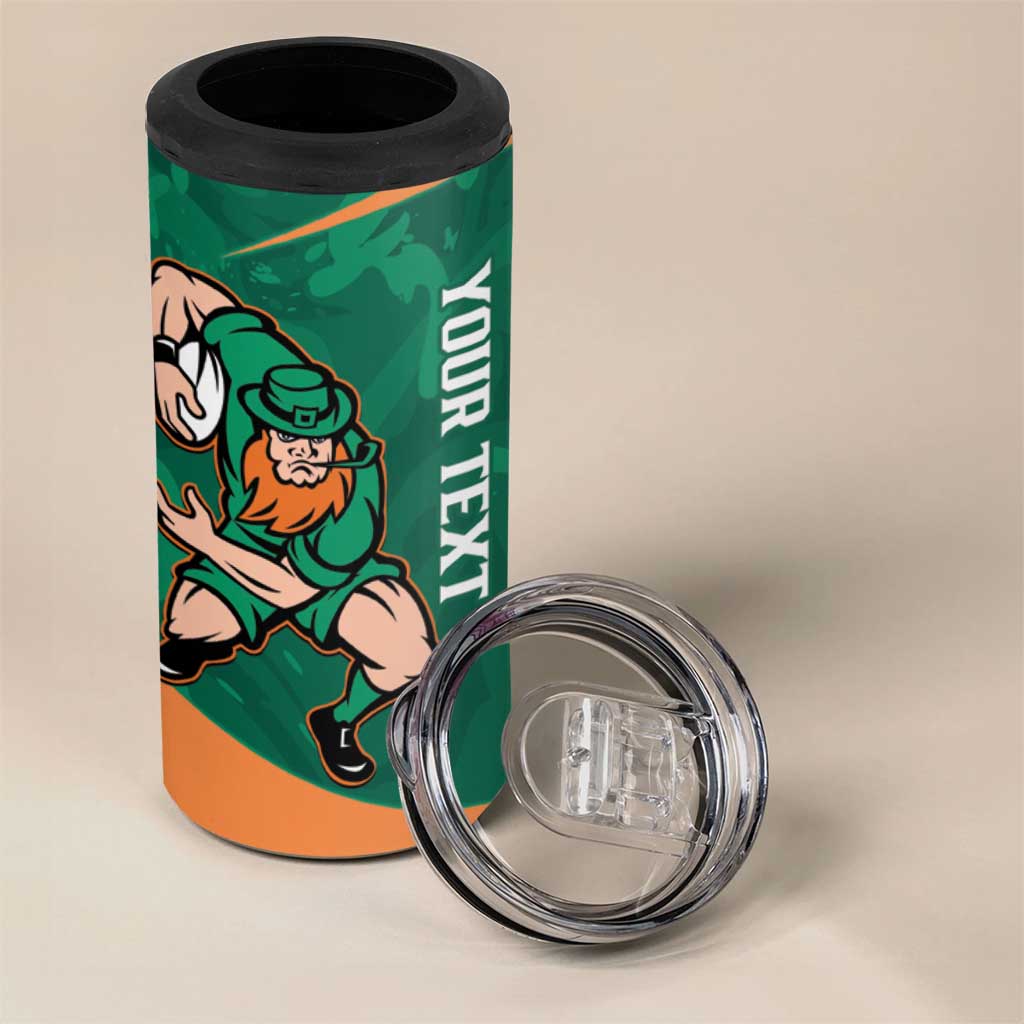 Personalised Ireland Rugby Sevens 4 in 1 Can Cooler Tumbler Go Champions Irish Shamrock - Wonder Print Shop