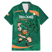Custom Ireland Rugby Sevens Family Matching Mermaid Dress and Hawaiian Shirt Go Champions Irish Shamrock - Wonder Print Shop