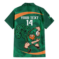 Custom Ireland Rugby Sevens Family Matching Mermaid Dress and Hawaiian Shirt Go Champions Irish Shamrock - Wonder Print Shop