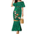 Custom Ireland Rugby Sevens Family Matching Mermaid Dress and Hawaiian Shirt Go Champions Irish Shamrock - Wonder Print Shop