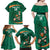 Custom Ireland Rugby Sevens Family Matching Off Shoulder Maxi Dress and Hawaiian Shirt Go Champions Irish Shamrock - Wonder Print Shop