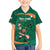 Custom Ireland Rugby Sevens Family Matching Short Sleeve Bodycon Dress and Hawaiian Shirt Go Champions Irish Shamrock - Wonder Print Shop