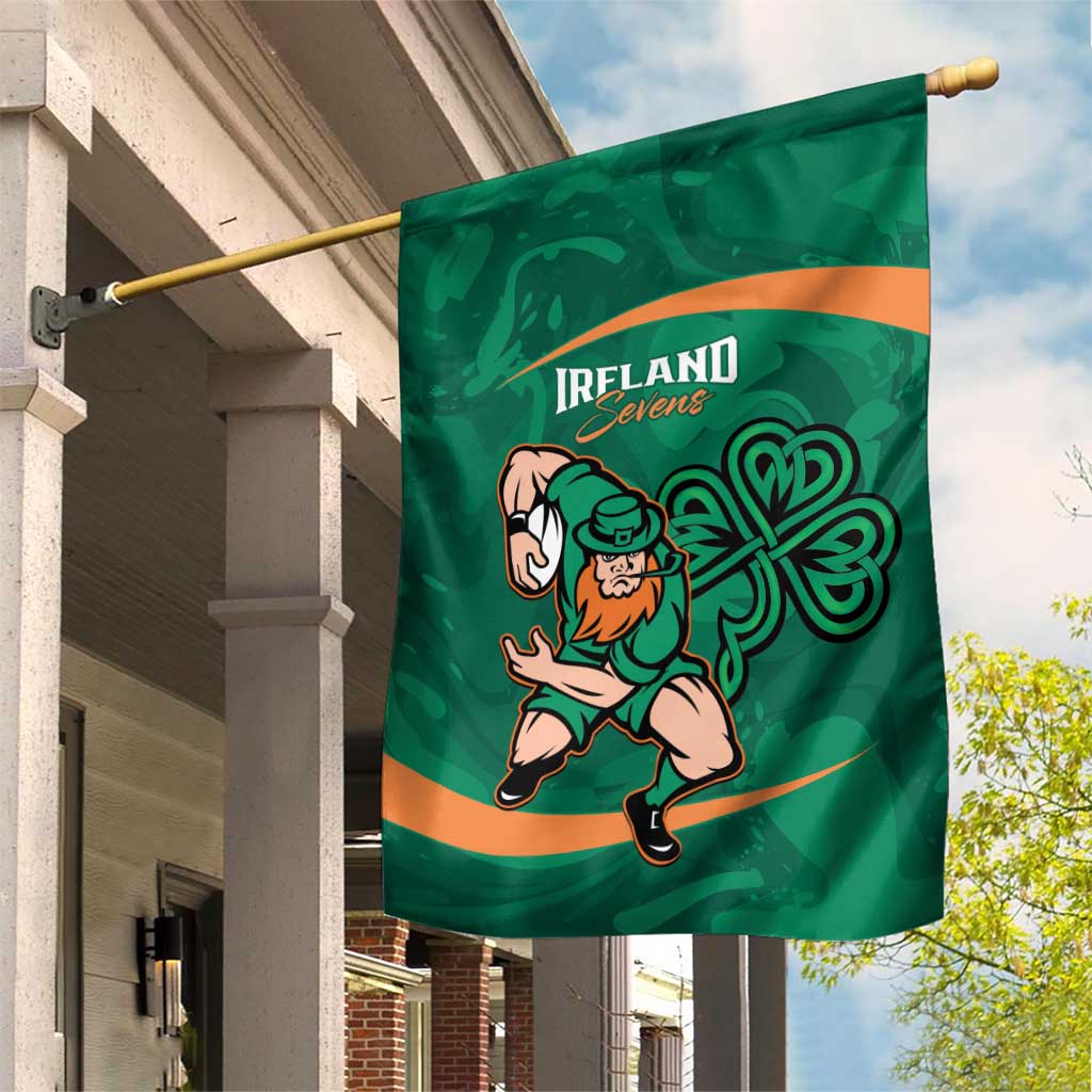 Ireland Rugby Sevens Garden Flag Go Champions Irish Shamrock - Wonder Print Shop