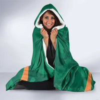 Ireland Rugby Sevens Hooded Blanket Go Champions Irish Shamrock