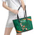 Ireland Rugby Sevens Leather Tote Bag Go Champions Irish Shamrock - Wonder Print Shop