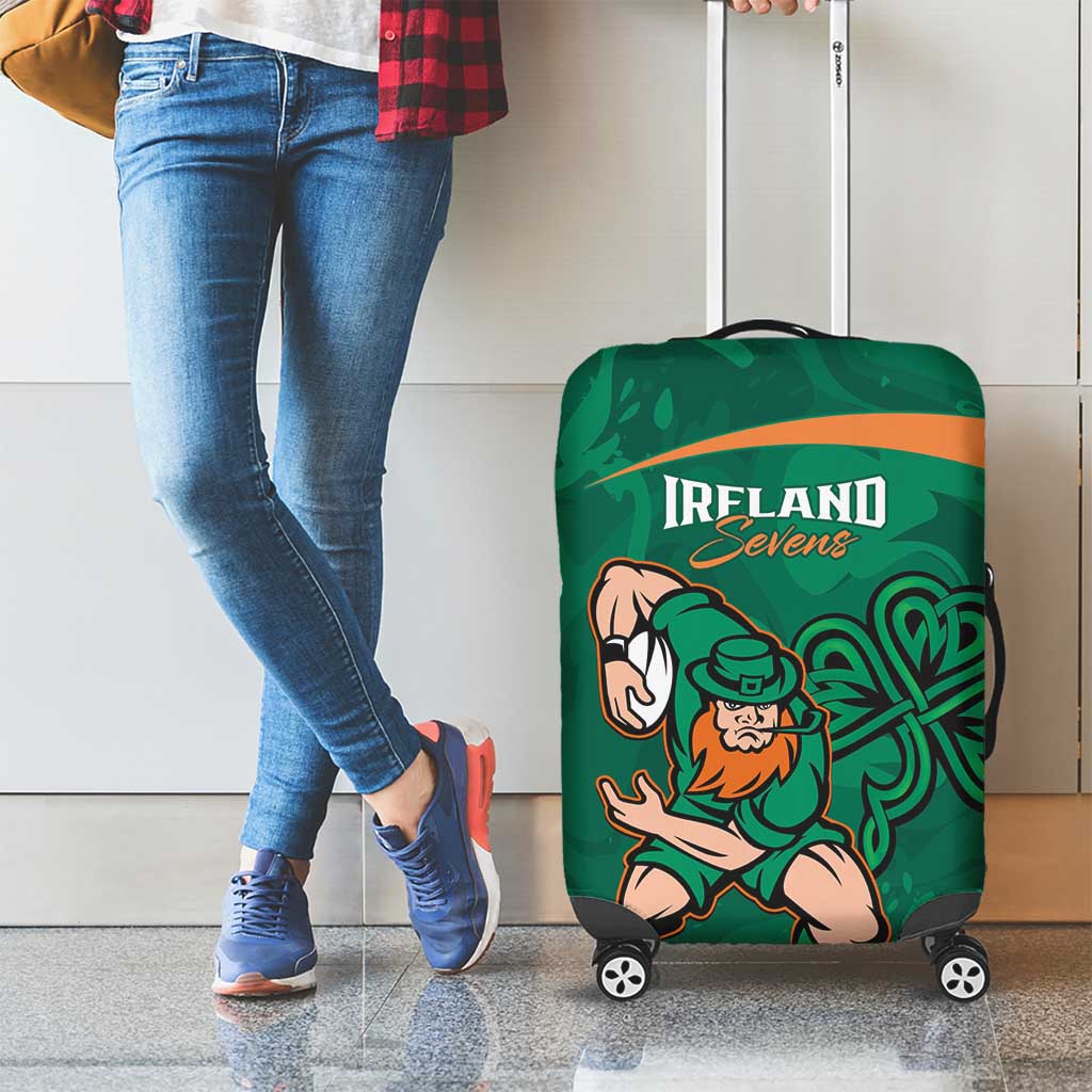 Ireland Rugby Sevens Luggage Cover Go Champions Irish Shamrock - Wonder Print Shop