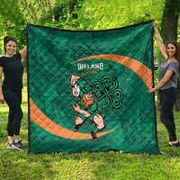 Ireland Rugby Sevens Quilt Go Champions Irish Shamrock - Wonder Print Shop