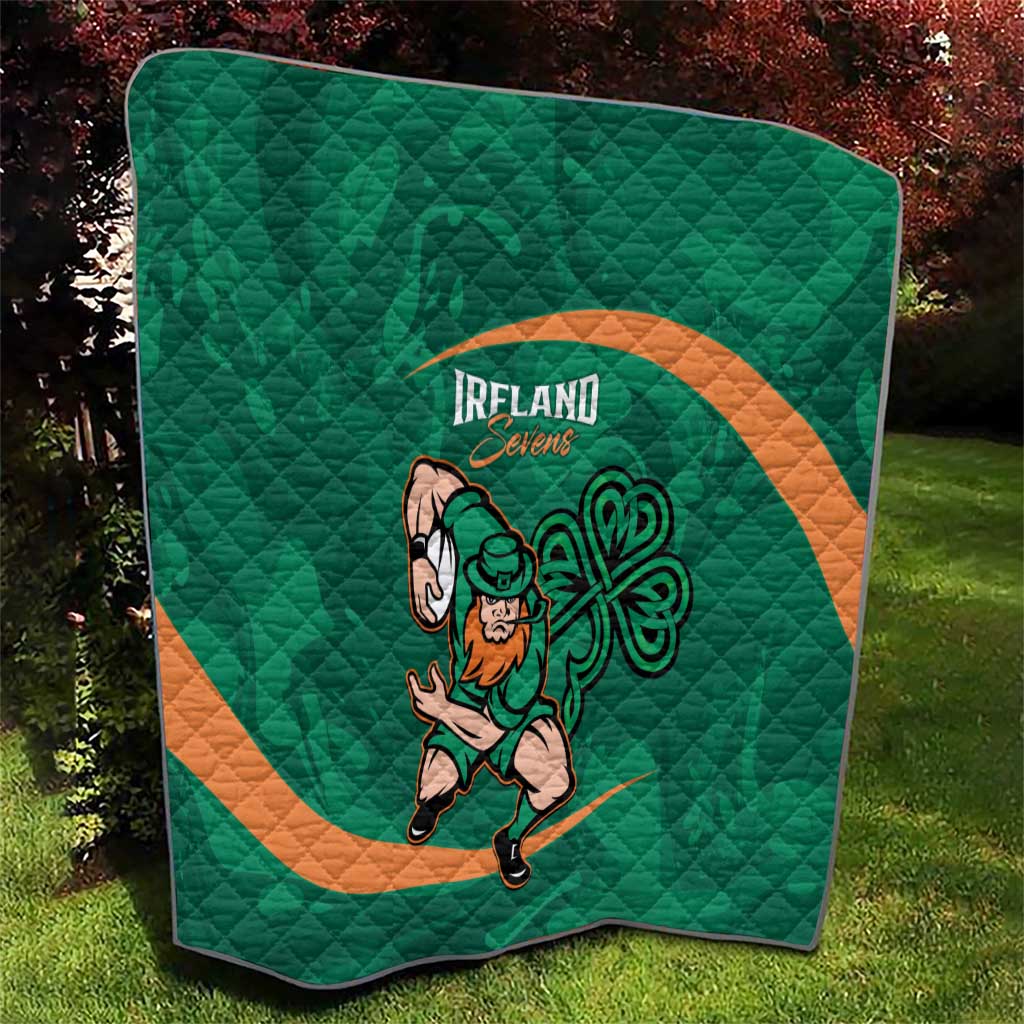 Ireland Rugby Sevens Quilt Go Champions Irish Shamrock - Wonder Print Shop