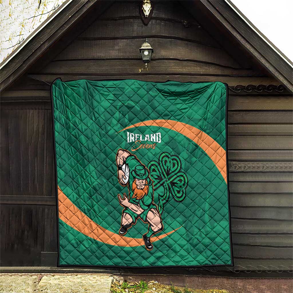 Ireland Rugby Sevens Quilt Go Champions Irish Shamrock - Wonder Print Shop