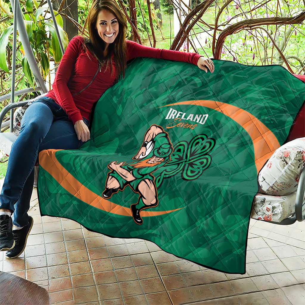 Ireland Rugby Sevens Quilt Go Champions Irish Shamrock - Wonder Print Shop