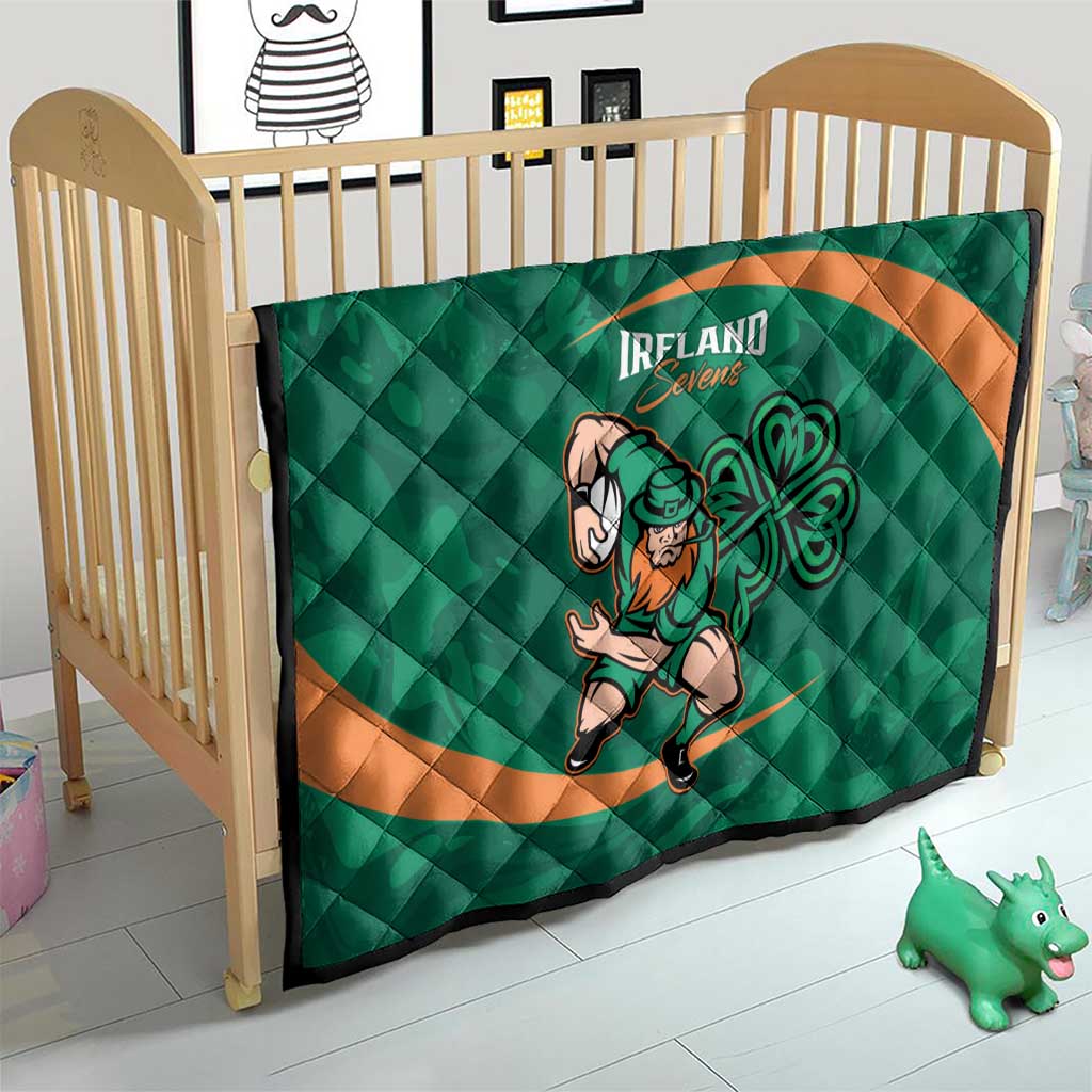 Ireland Rugby Sevens Quilt Go Champions Irish Shamrock - Wonder Print Shop