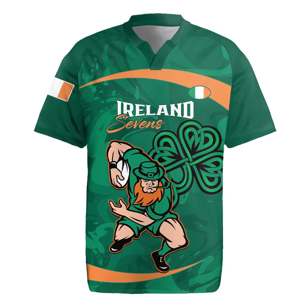 Custom Ireland Rugby Sevens Rugby Jersey Go Champions Irish Shamrock - Wonder Print Shop