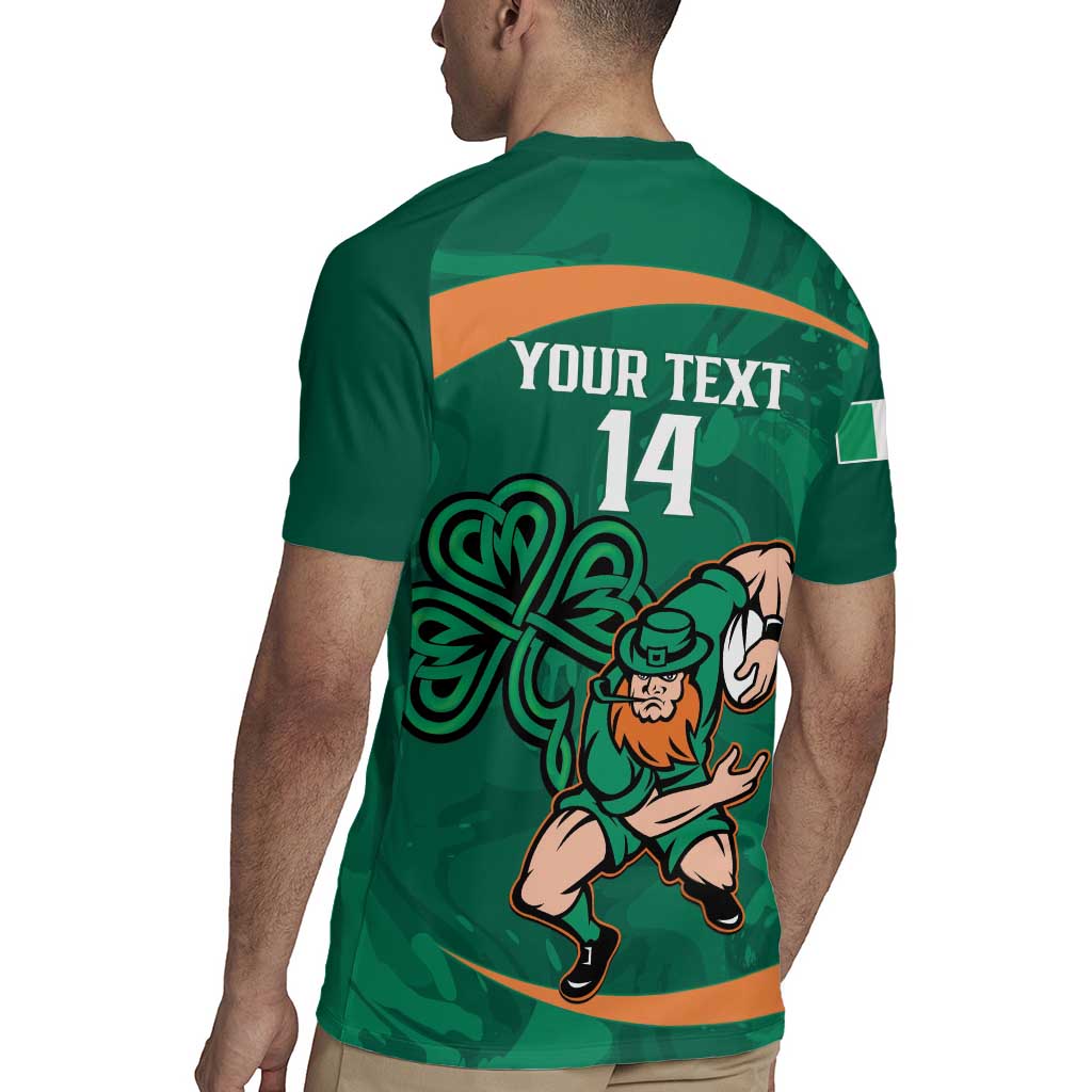Custom Ireland Rugby Sevens Rugby Jersey Go Champions Irish Shamrock - Wonder Print Shop