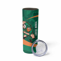 Personalised Ireland Rugby Sevens Skinny Tumbler Go Champions Irish Shamrock - Wonder Print Shop