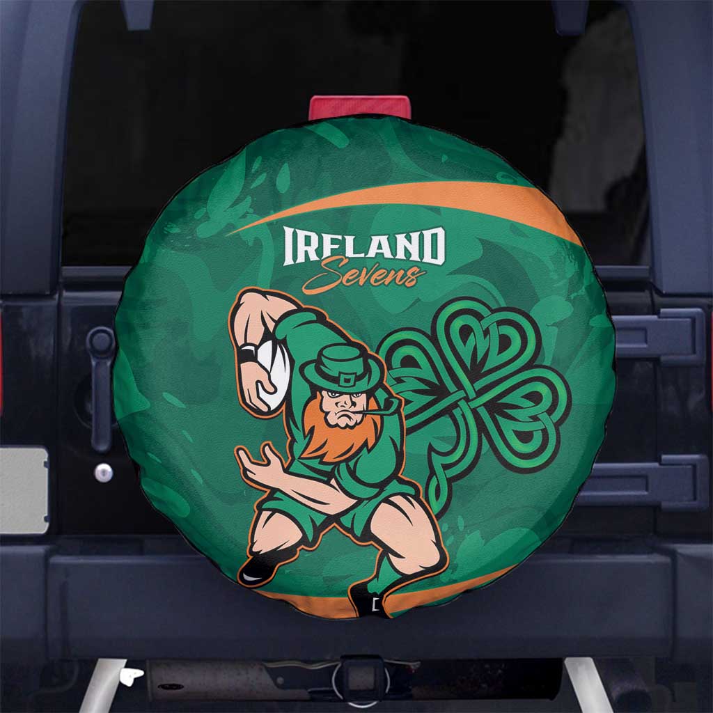 Ireland Rugby Sevens Spare Tire Cover Go Champions Irish Shamrock - Wonder Print Shop