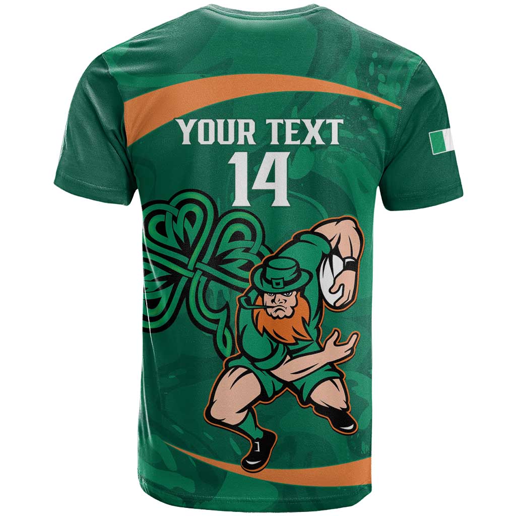 Custom Ireland Rugby Sevens T Shirt Go Champions Irish Shamrock - Wonder Print Shop